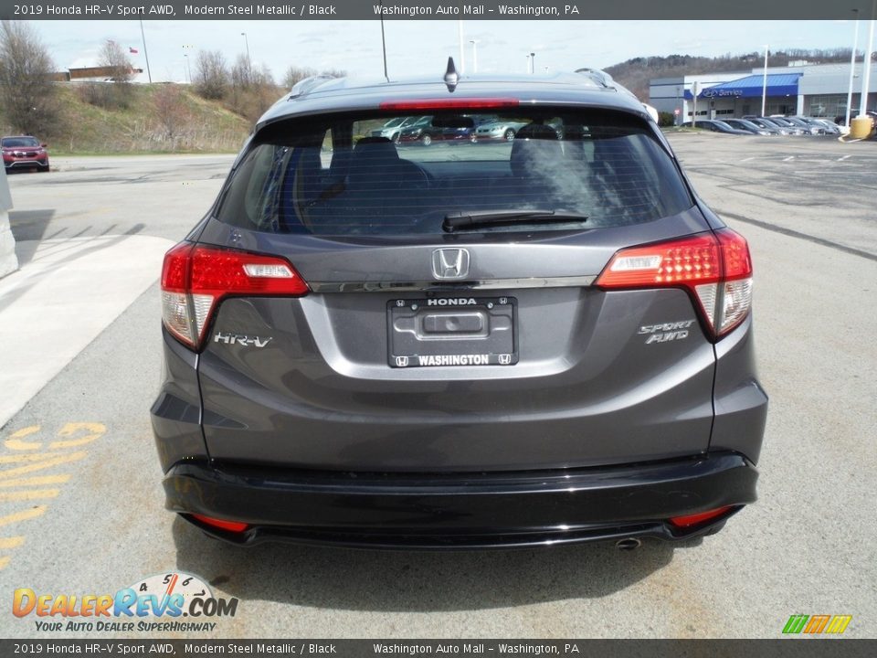 2019 Honda HR-V Sport AWD Modern Steel Metallic / Black Photo #8