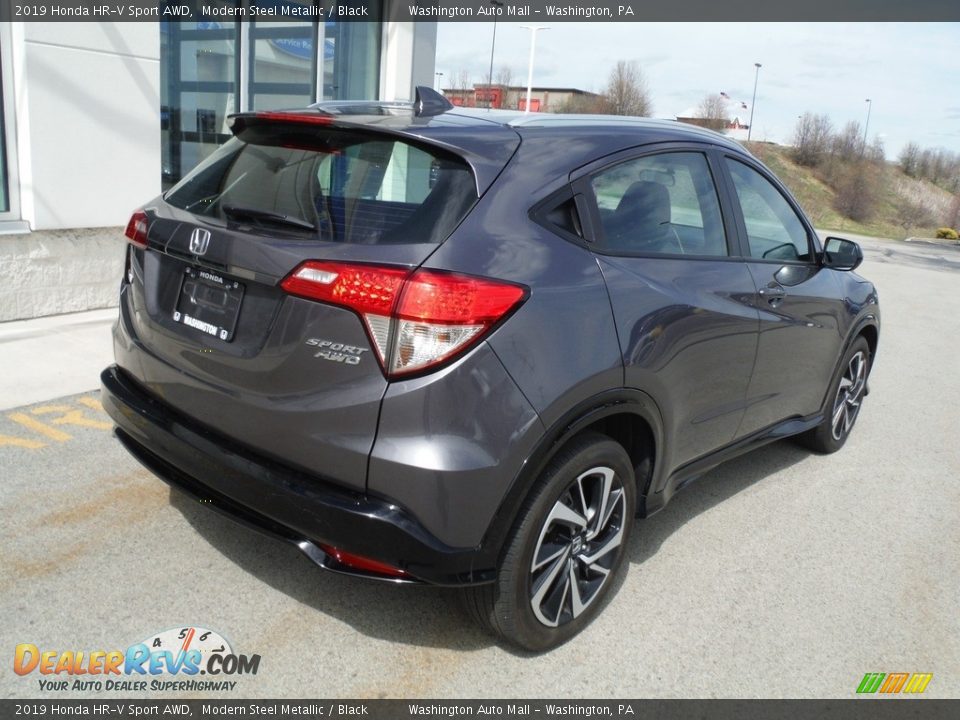 2019 Honda HR-V Sport AWD Modern Steel Metallic / Black Photo #9