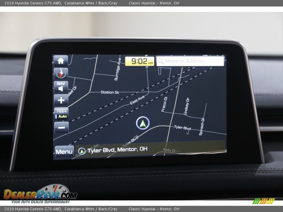 Navigation of 2019 Hyundai Genesis G70 AWD Photo #11