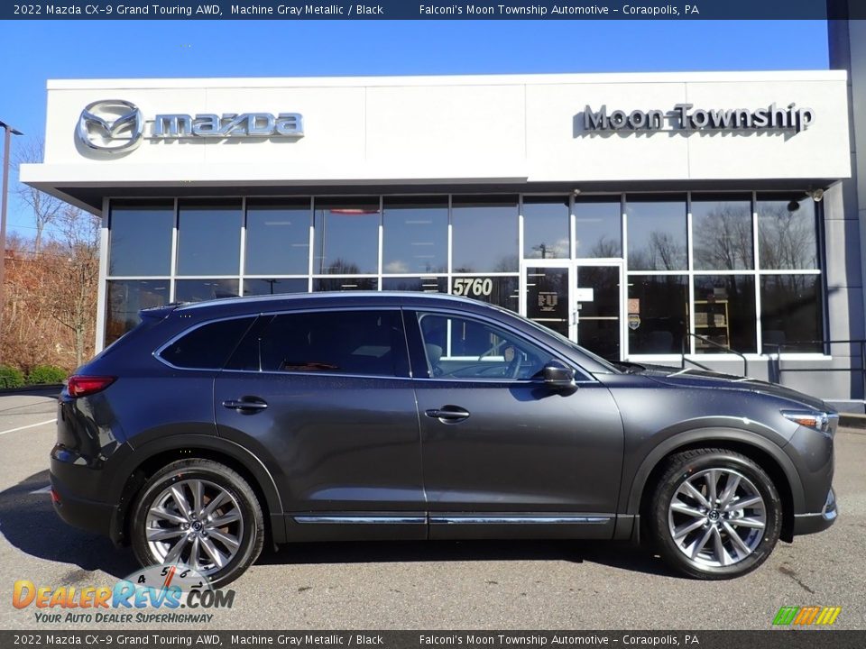 2022 Mazda CX-9 Grand Touring AWD Machine Gray Metallic / Black Photo #1