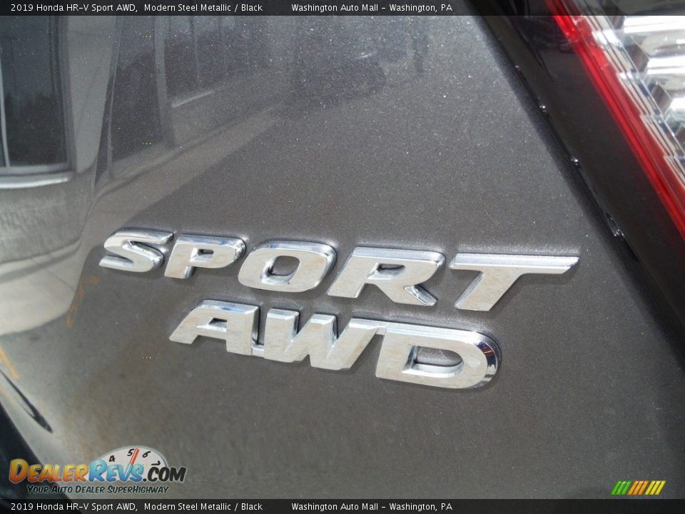 2019 Honda HR-V Sport AWD Modern Steel Metallic / Black Photo #10