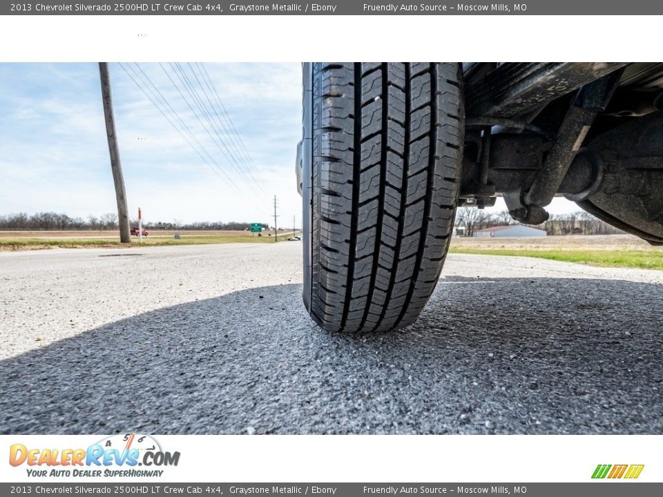 2013 Chevrolet Silverado 2500HD LT Crew Cab 4x4 Graystone Metallic / Ebony Photo #12