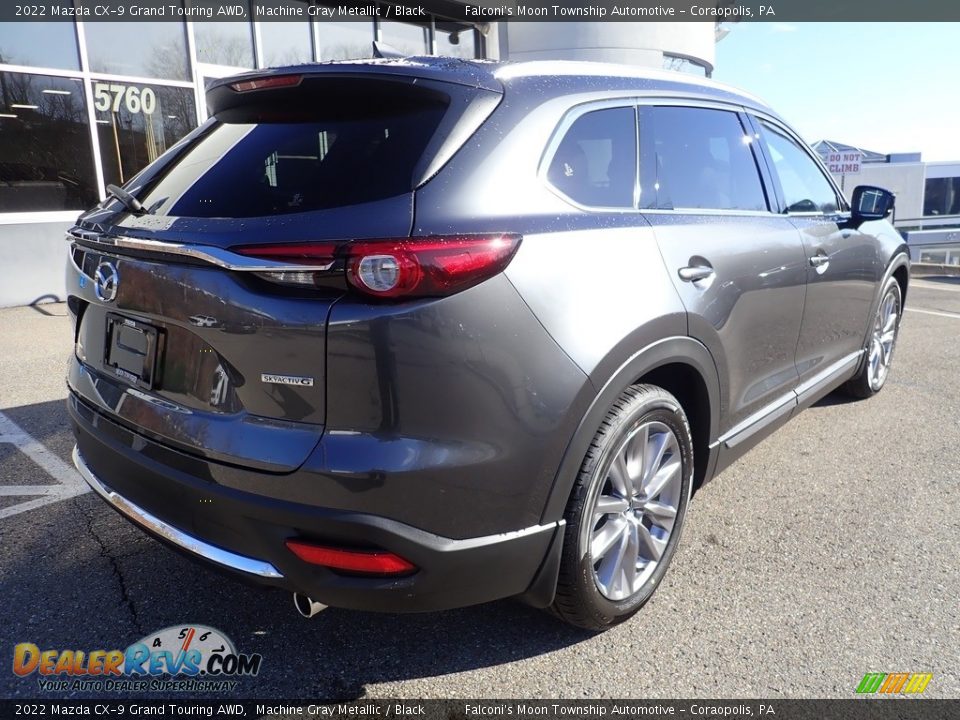 2022 Mazda CX-9 Grand Touring AWD Machine Gray Metallic / Black Photo #2