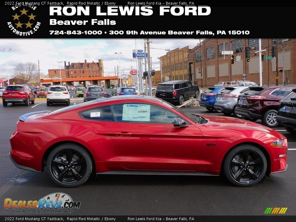 2022 Ford Mustang GT Fastback Rapid Red Metallic / Ebony Photo #1