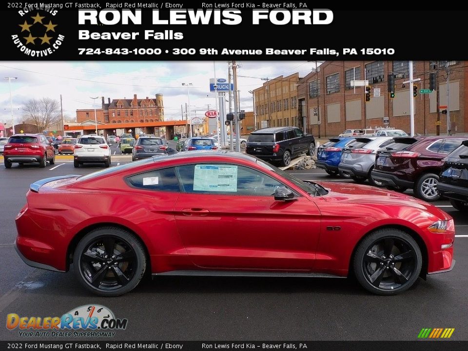 2022 Ford Mustang GT Fastback Rapid Red Metallic / Ebony Photo #1