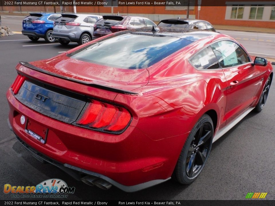 2022 Ford Mustang GT Fastback Rapid Red Metallic / Ebony Photo #2