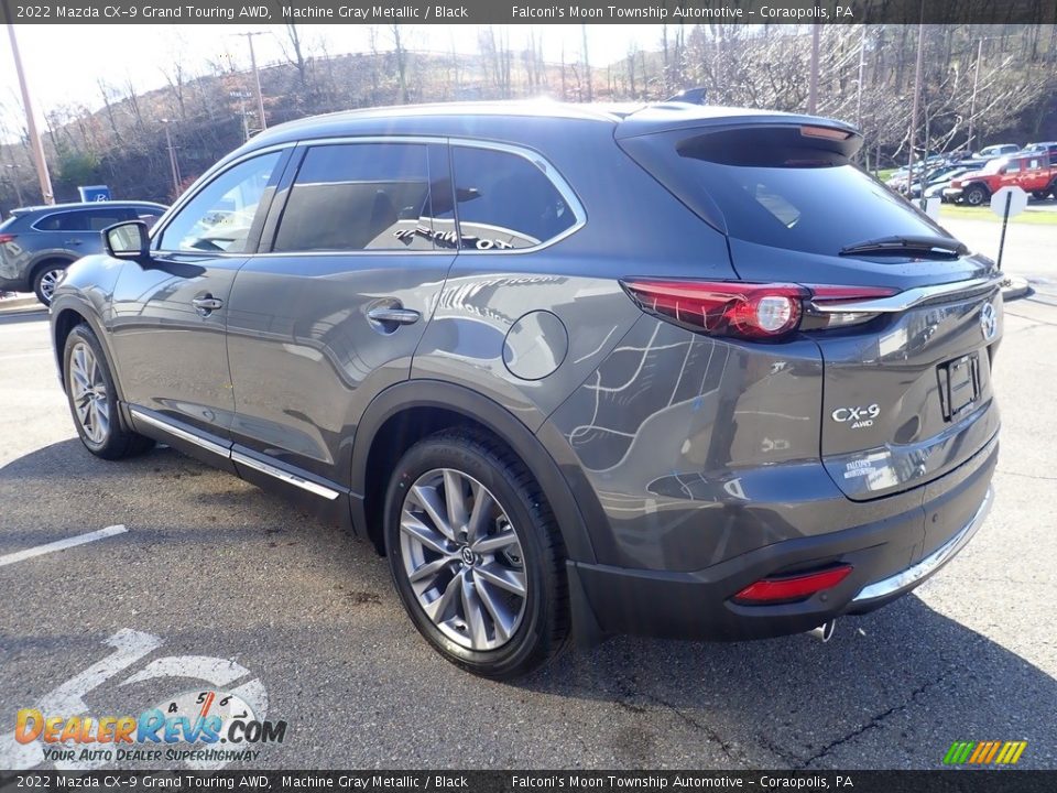 2022 Mazda CX-9 Grand Touring AWD Machine Gray Metallic / Black Photo #5