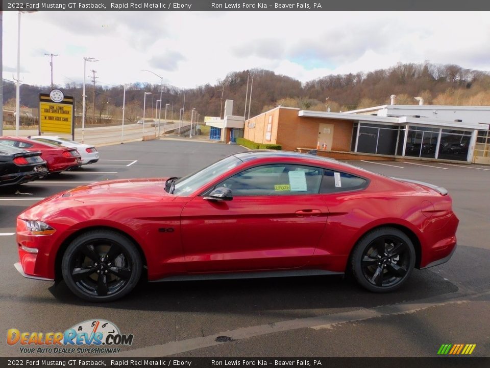 Rapid Red Metallic 2022 Ford Mustang GT Fastback Photo #6