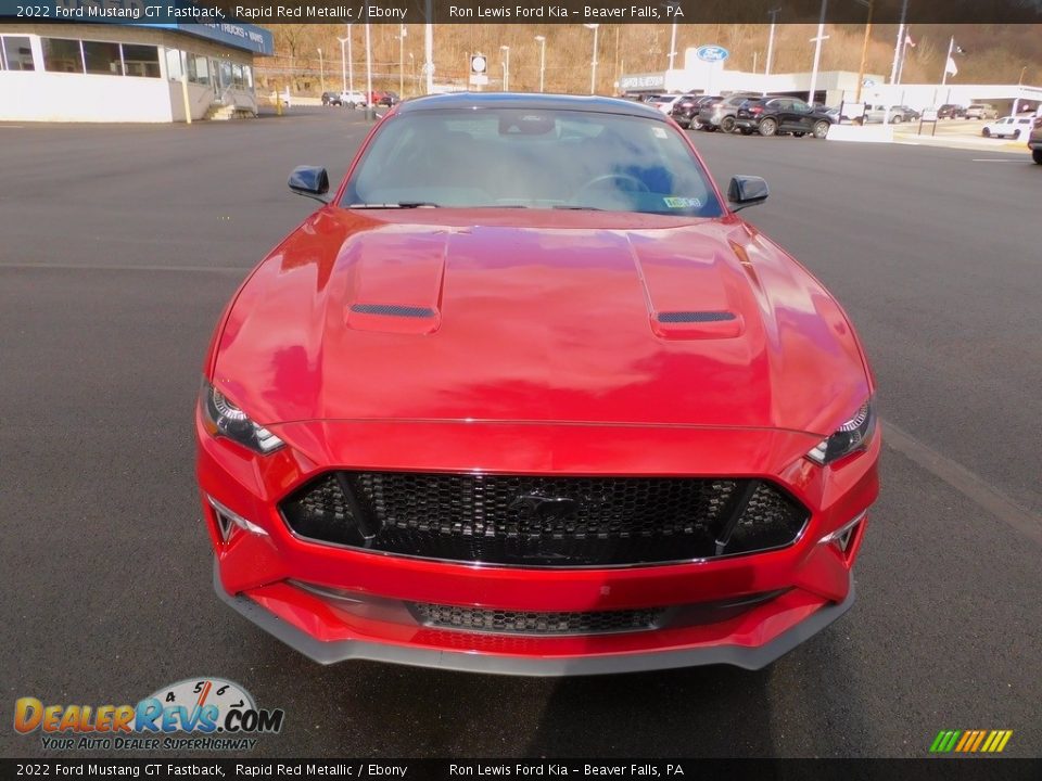 Rapid Red Metallic 2022 Ford Mustang GT Fastback Photo #8