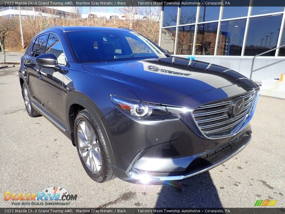 2022 Mazda CX-9 Grand Touring AWD Machine Gray Metallic / Black Photo #9