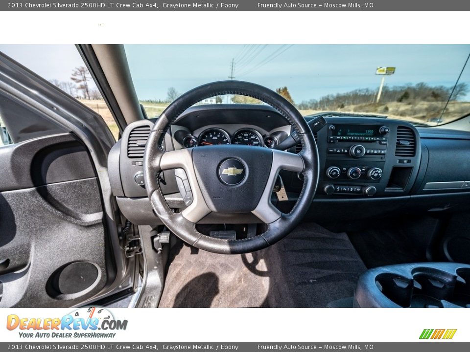 2013 Chevrolet Silverado 2500HD LT Crew Cab 4x4 Graystone Metallic / Ebony Photo #25