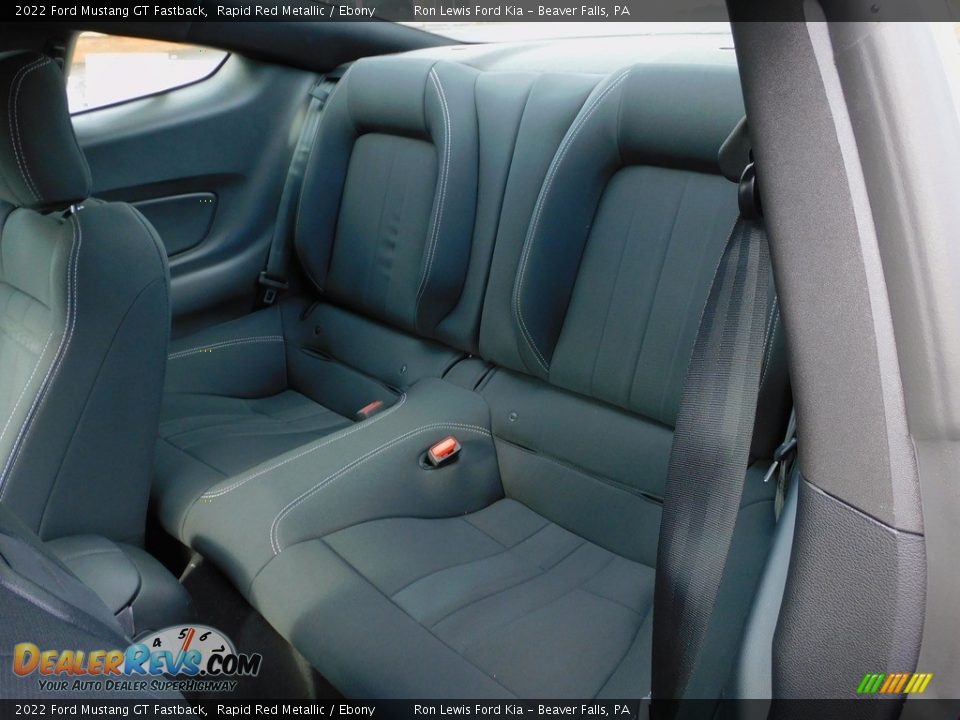 Rear Seat of 2022 Ford Mustang GT Fastback Photo #13