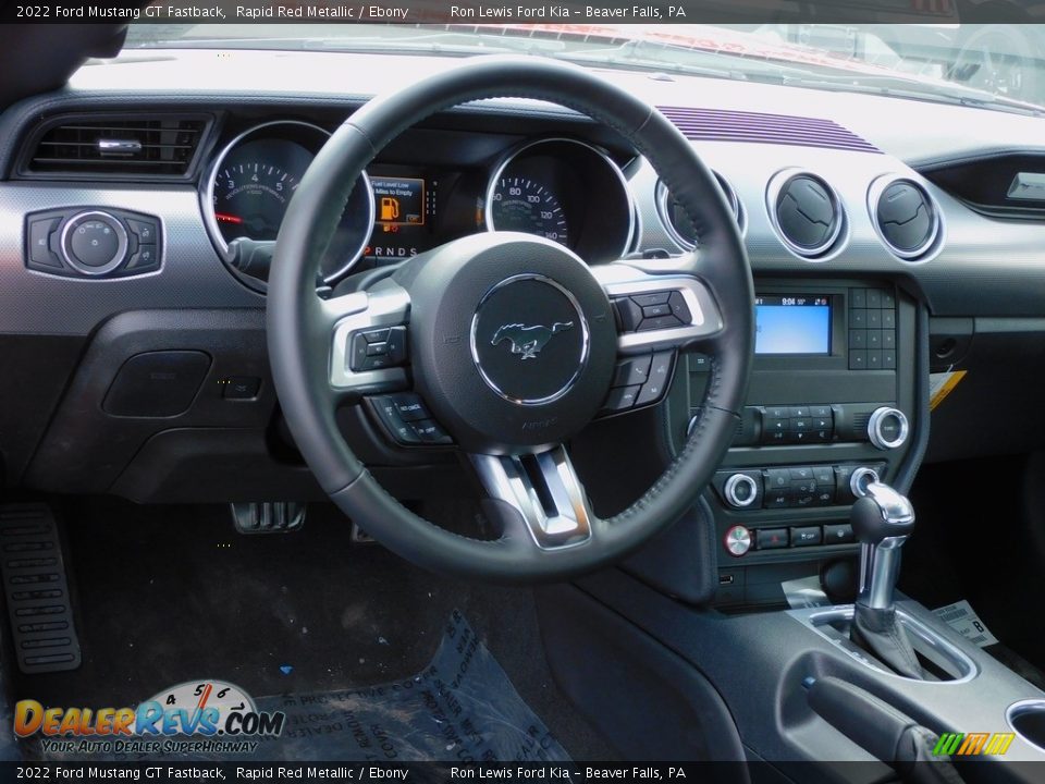 Dashboard of 2022 Ford Mustang GT Fastback Photo #14