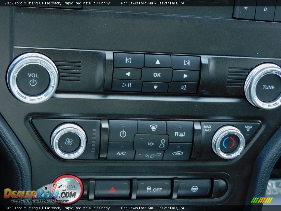Controls of 2022 Ford Mustang GT Fastback Photo #18