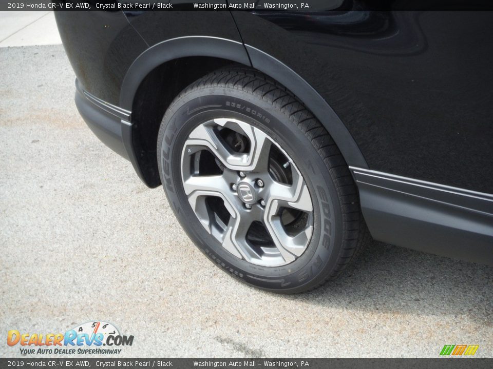 2019 Honda CR-V EX AWD Crystal Black Pearl / Black Photo #4