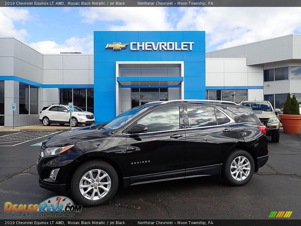 2019 Chevrolet Equinox LT AWD Mosaic Black Metallic / Jet Black Photo #1