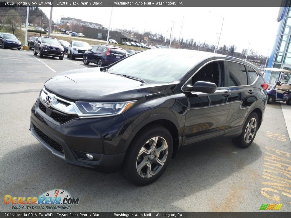 2019 Honda CR-V EX AWD Crystal Black Pearl / Black Photo #6