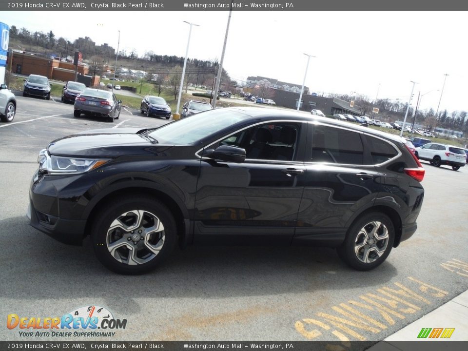 2019 Honda CR-V EX AWD Crystal Black Pearl / Black Photo #7