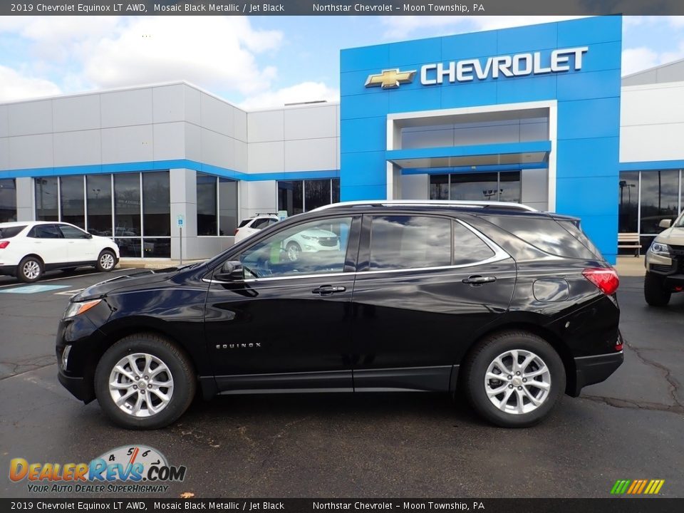 2019 Chevrolet Equinox LT AWD Mosaic Black Metallic / Jet Black Photo #3