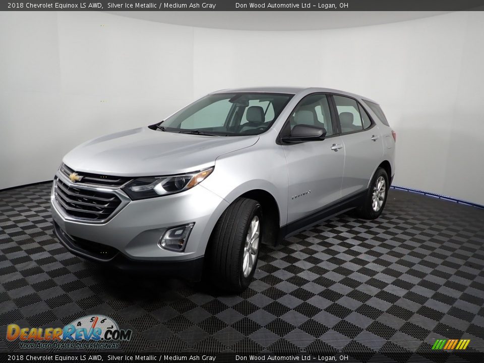 2018 Chevrolet Equinox LS AWD Silver Ice Metallic / Medium Ash Gray Photo #7