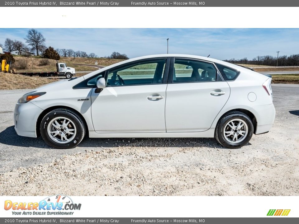 2010 Toyota Prius Hybrid IV Blizzard White Pearl / Misty Gray Photo #7