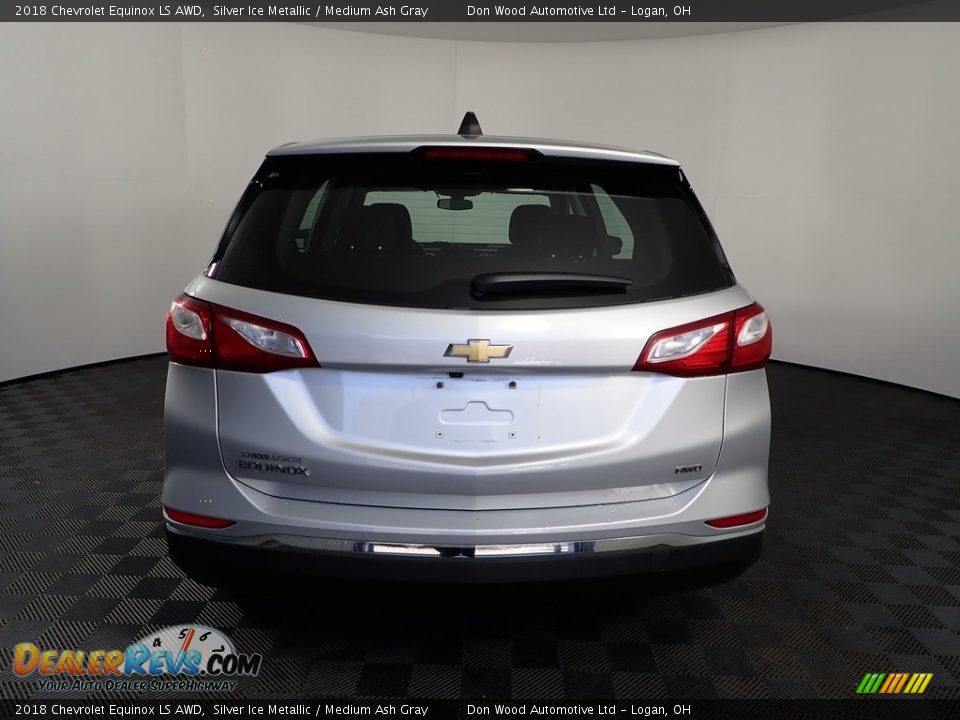 2018 Chevrolet Equinox LS AWD Silver Ice Metallic / Medium Ash Gray Photo #10