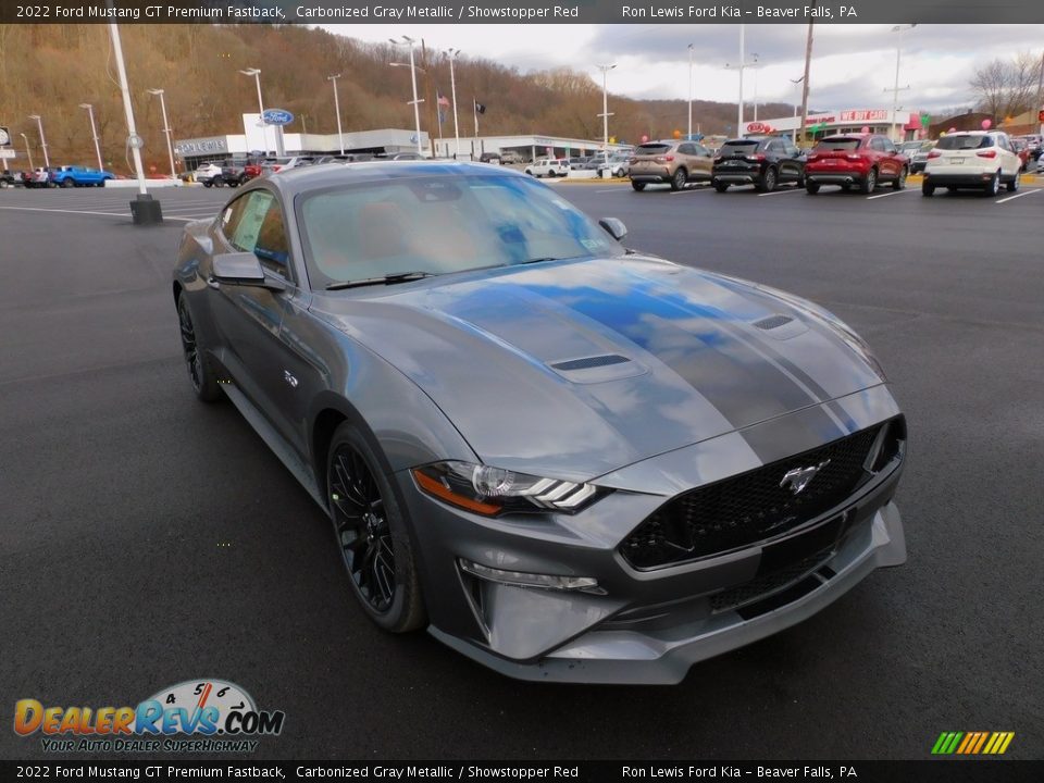 Carbonized Gray Metallic 2022 Ford Mustang GT Premium Fastback Photo #9