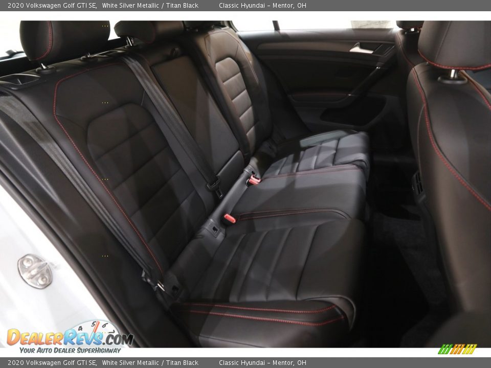 2020 Volkswagen Golf GTI SE White Silver Metallic / Titan Black Photo #16