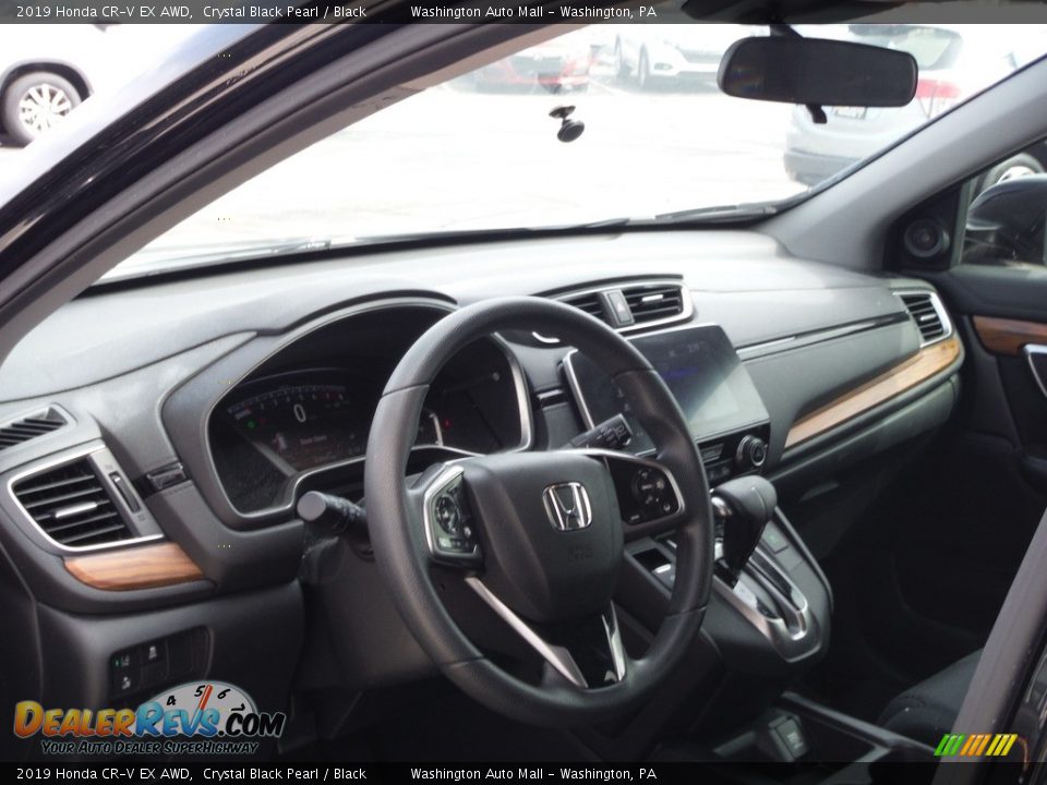 2019 Honda CR-V EX AWD Crystal Black Pearl / Black Photo #14