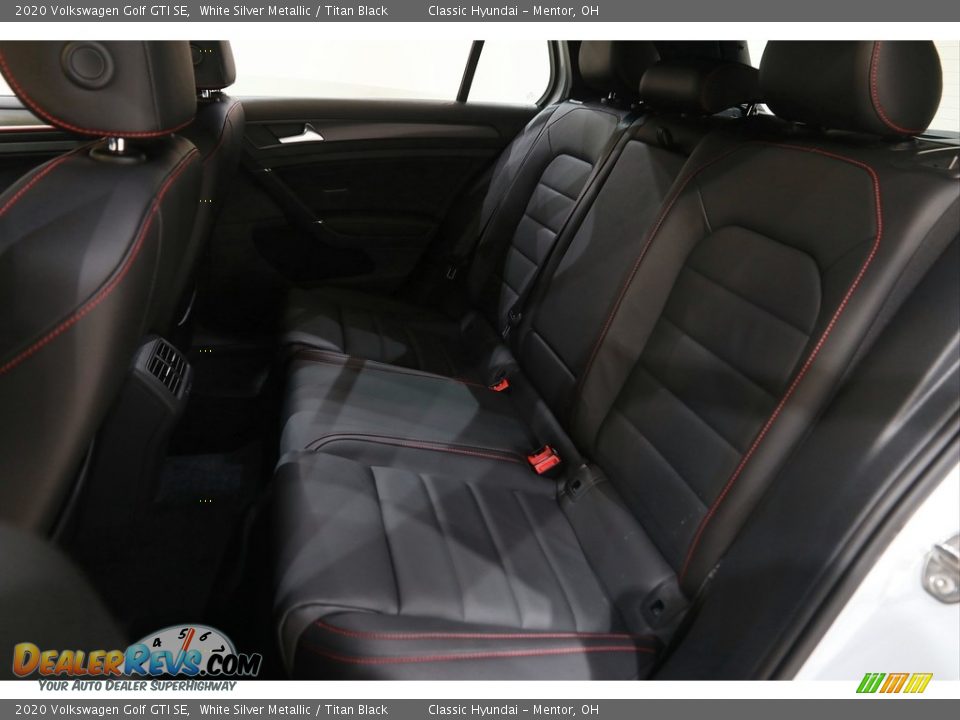 2020 Volkswagen Golf GTI SE White Silver Metallic / Titan Black Photo #17