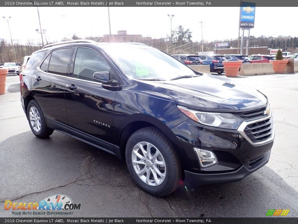 2019 Chevrolet Equinox LT AWD Mosaic Black Metallic / Jet Black Photo #11