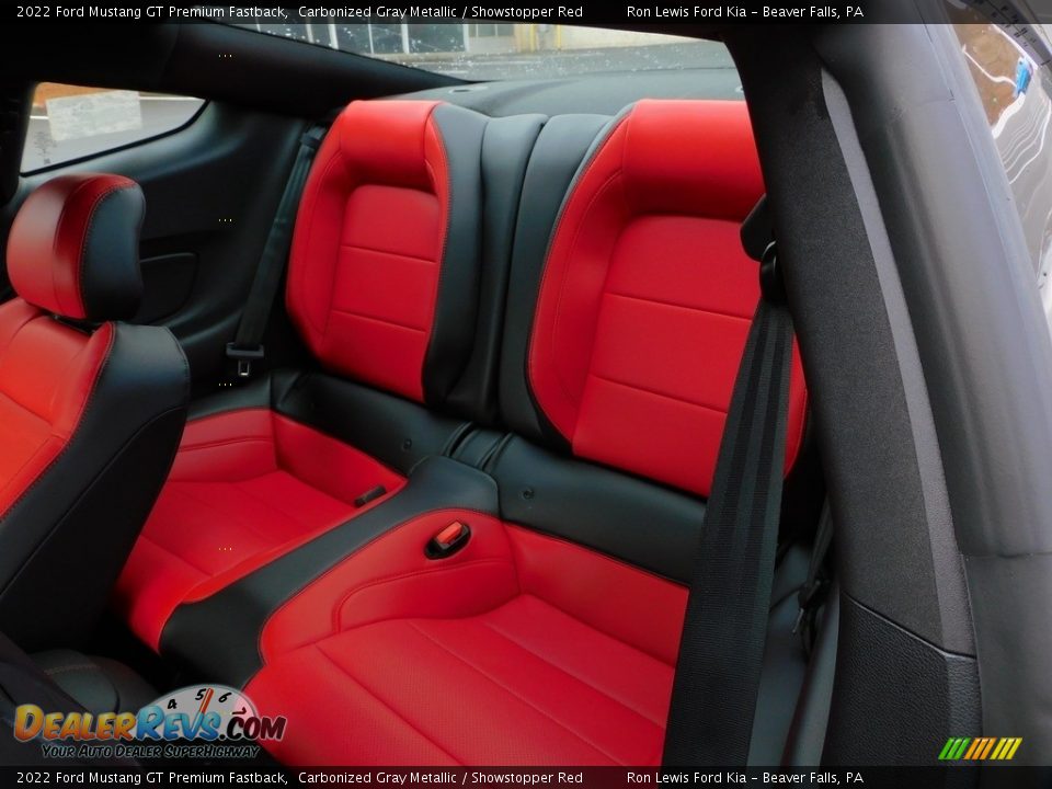 Rear Seat of 2022 Ford Mustang GT Premium Fastback Photo #13
