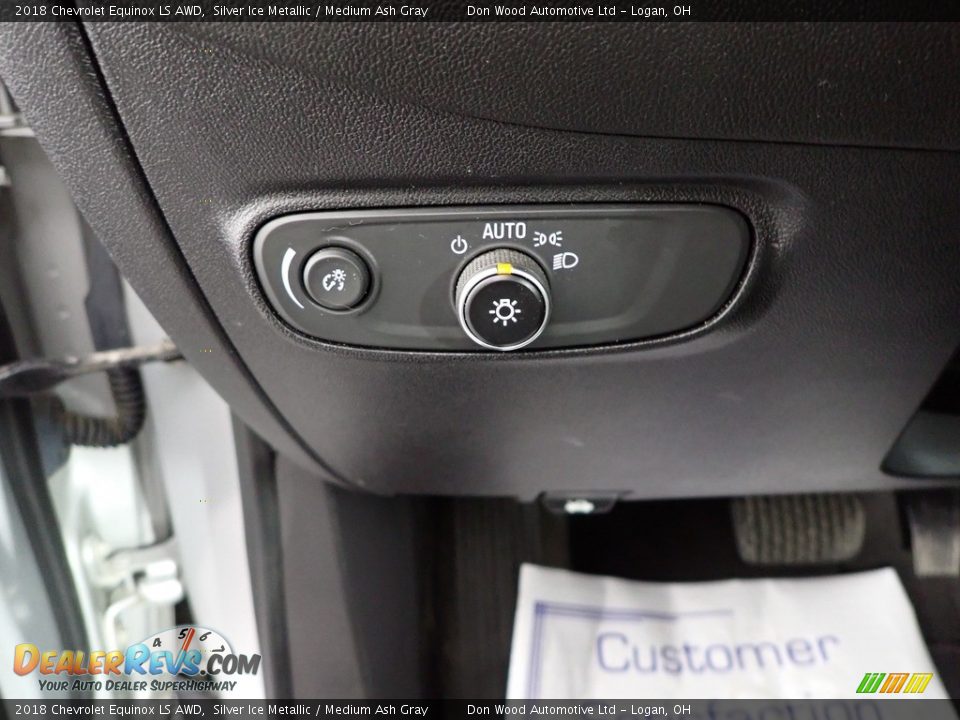 2018 Chevrolet Equinox LS AWD Silver Ice Metallic / Medium Ash Gray Photo #18