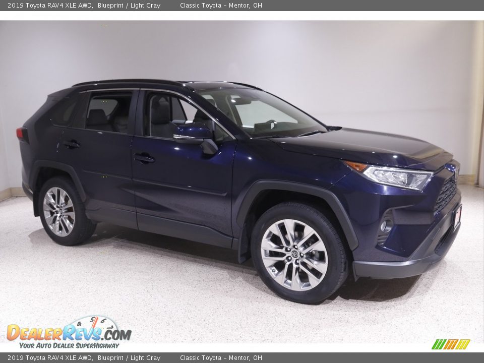 2019 Toyota RAV4 XLE AWD Blueprint / Light Gray Photo #1