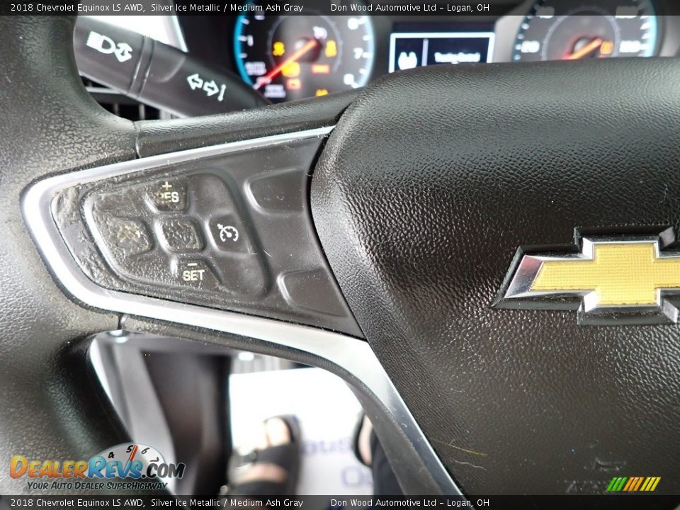 2018 Chevrolet Equinox LS AWD Silver Ice Metallic / Medium Ash Gray Photo #19