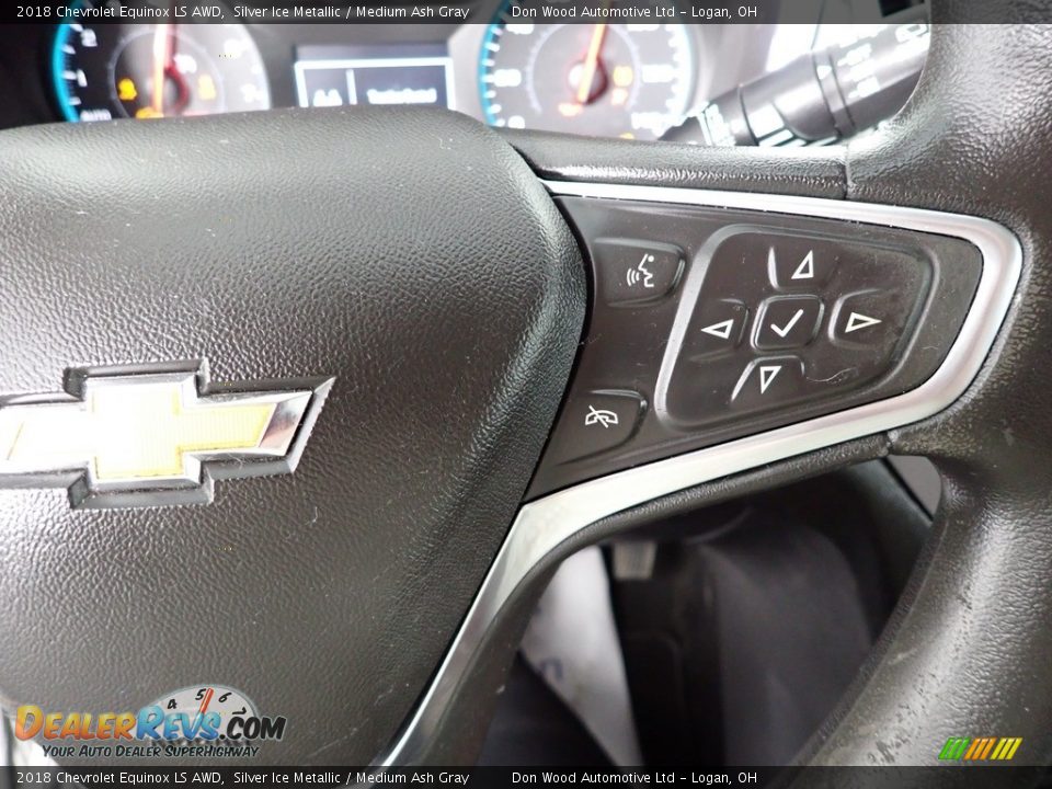 2018 Chevrolet Equinox LS AWD Silver Ice Metallic / Medium Ash Gray Photo #20