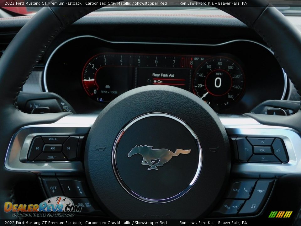 2022 Ford Mustang GT Premium Fastback Steering Wheel Photo #19
