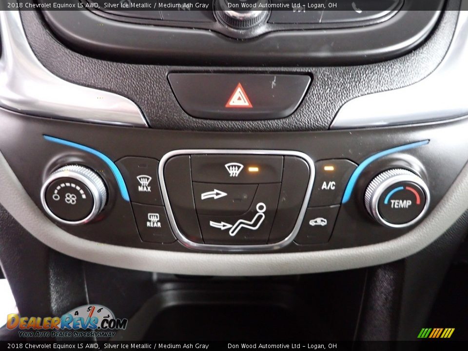 2018 Chevrolet Equinox LS AWD Silver Ice Metallic / Medium Ash Gray Photo #22