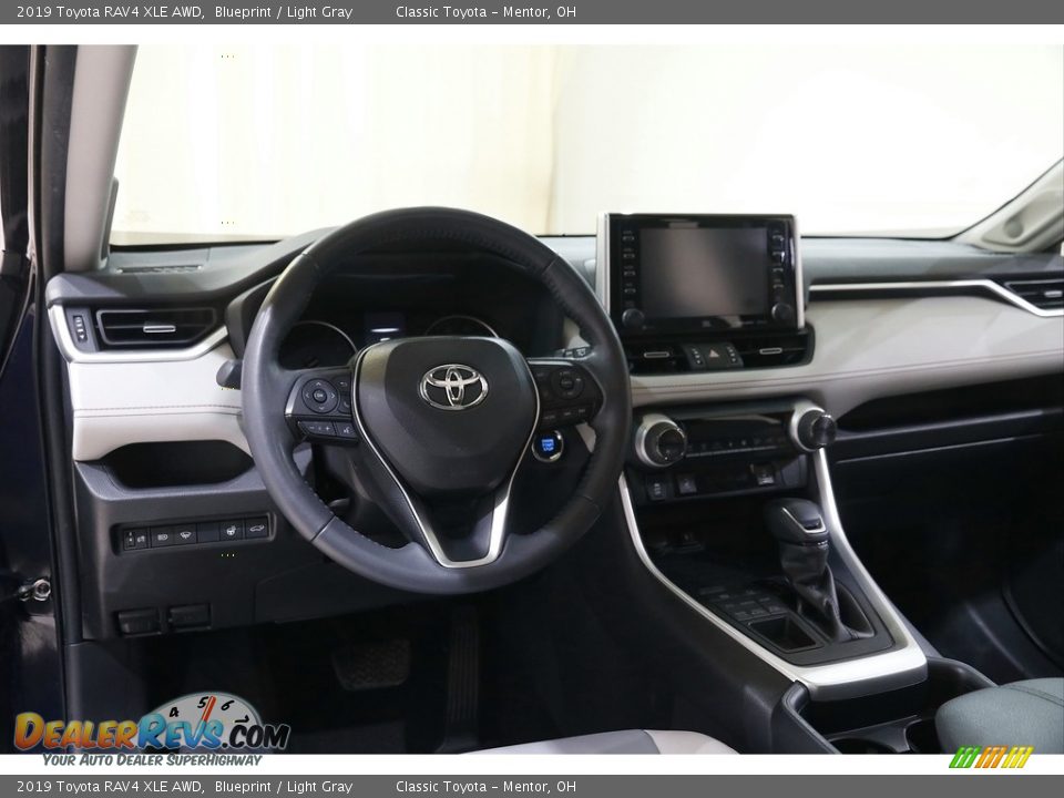 2019 Toyota RAV4 XLE AWD Blueprint / Light Gray Photo #6