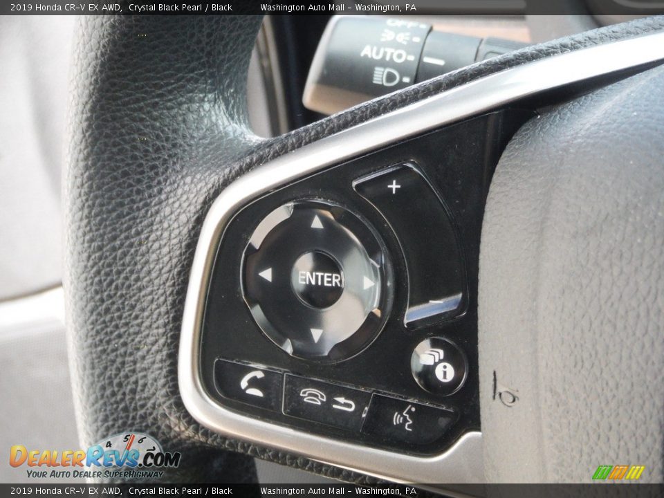 2019 Honda CR-V EX AWD Crystal Black Pearl / Black Photo #25