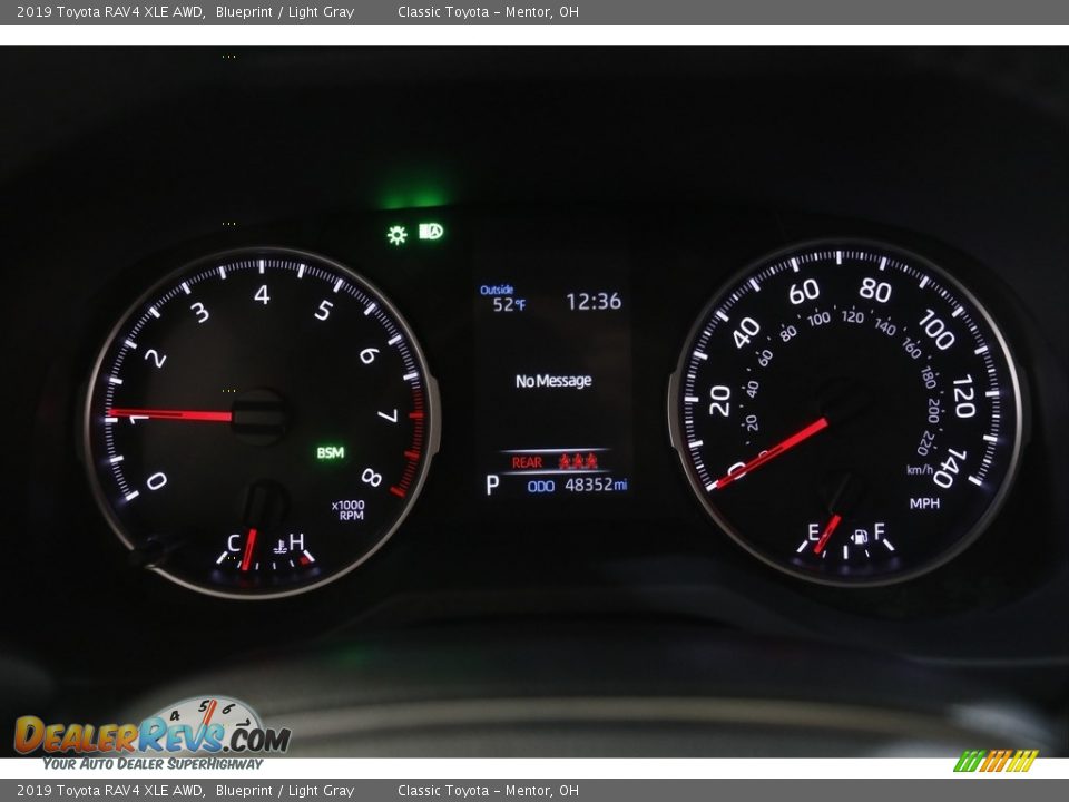 2019 Toyota RAV4 XLE AWD Blueprint / Light Gray Photo #8