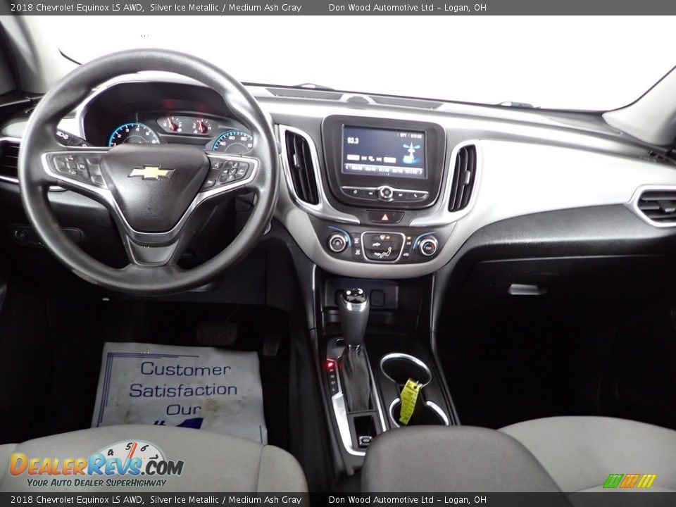 2018 Chevrolet Equinox LS AWD Silver Ice Metallic / Medium Ash Gray Photo #27