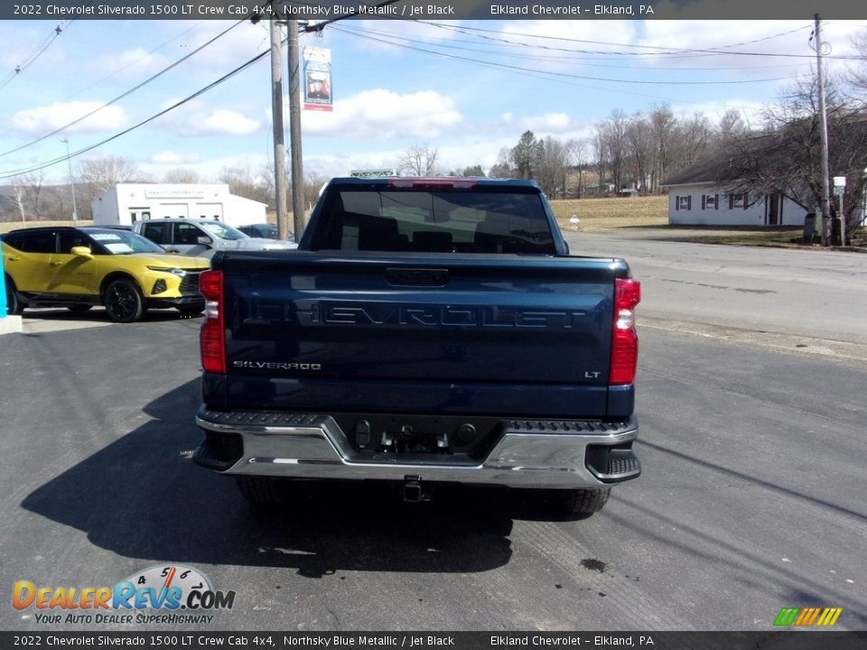 2022 Chevrolet Silverado 1500 LT Crew Cab 4x4 Northsky Blue Metallic / Jet Black Photo #4