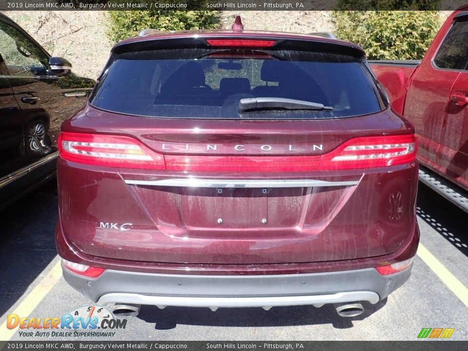 2019 Lincoln MKC AWD Burgundy Velvet Metallic / Cappuccino Photo #3