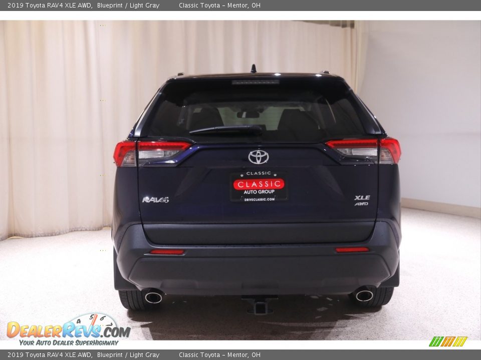 2019 Toyota RAV4 XLE AWD Blueprint / Light Gray Photo #17