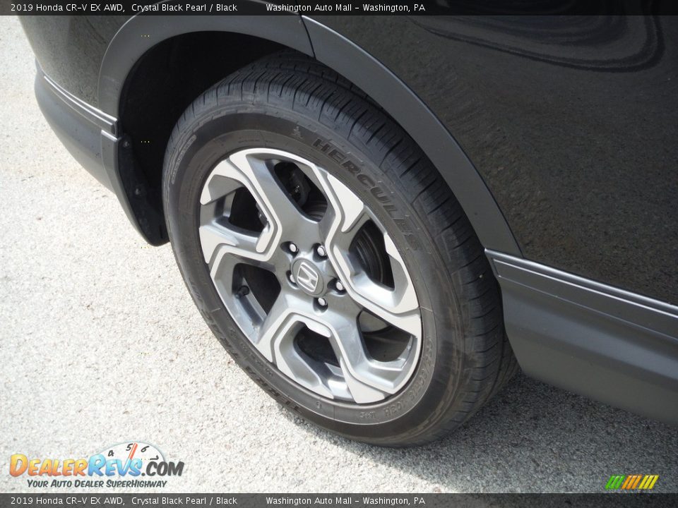 2019 Honda CR-V EX AWD Crystal Black Pearl / Black Photo #3
