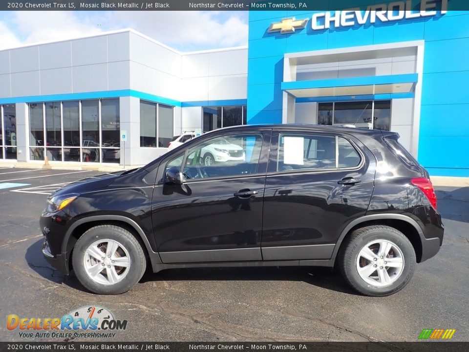 2020 Chevrolet Trax LS Mosaic Black Metallic / Jet Black Photo #3