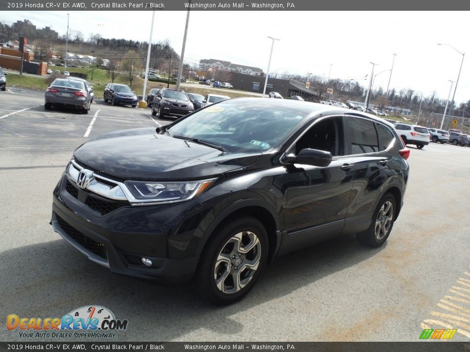 2019 Honda CR-V EX AWD Crystal Black Pearl / Black Photo #6