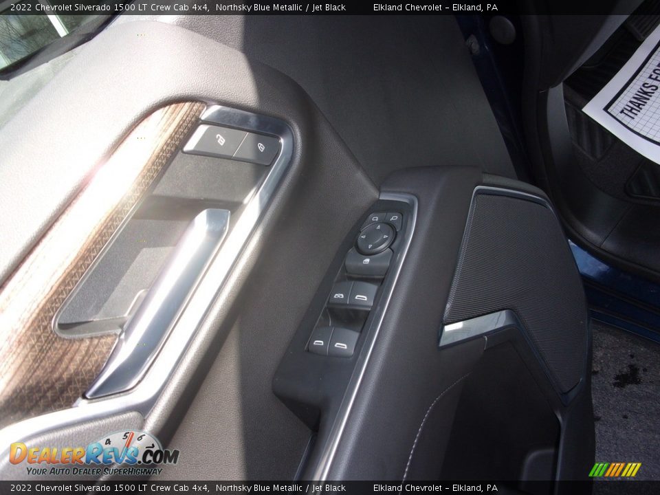 2022 Chevrolet Silverado 1500 LT Crew Cab 4x4 Northsky Blue Metallic / Jet Black Photo #17