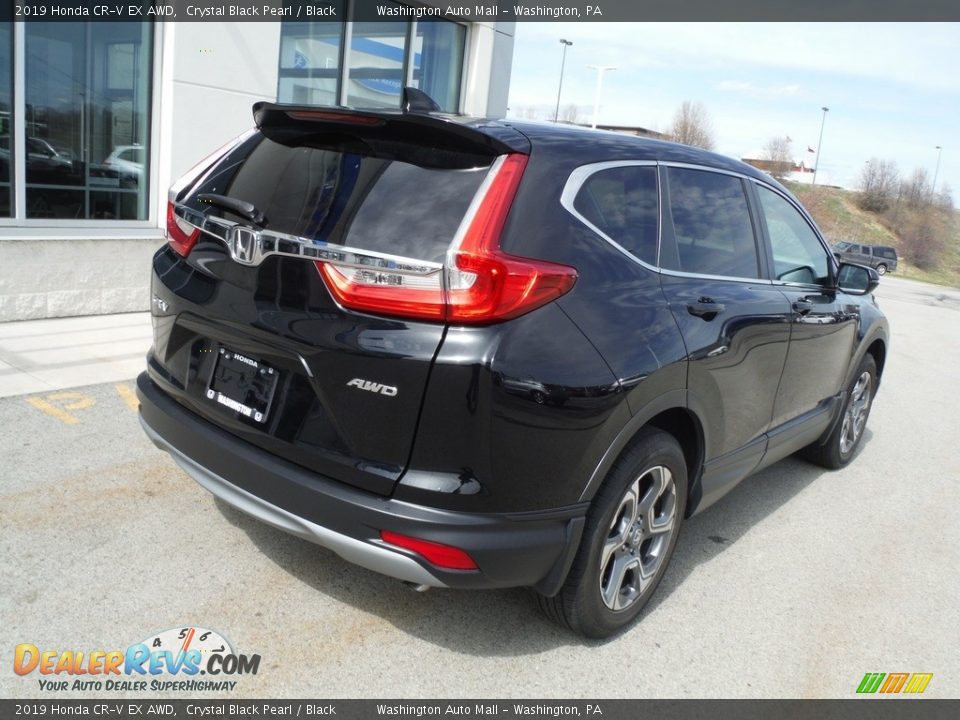 2019 Honda CR-V EX AWD Crystal Black Pearl / Black Photo #10